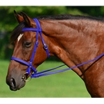 DARK BLUE ENGLISH CONVERT-A-BRIDLE made from BETA BIOTHANE