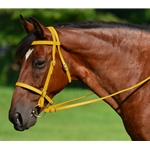YELLOW ENGLISH CONVERT-A-BRIDLE made from BETA BIOTHANE