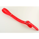 red BETA BIOTHANE Curb Strap