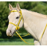 YELLOW PICNIC BRIDLE or SIMPLE HALTER BRIDLE made from Beta Biothane