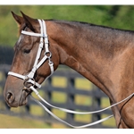 WHITE Quick Change HALTER BRIDLE with Snap on Browband made from BETA BIOTHANE