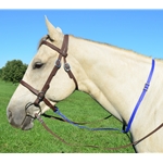 blue BETA BIOTHANE Standing Martingale