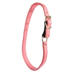 ****DISCOUNTED TACK*** $12 Pale Pink Nylon Turnout Neck Collar with Leather Safety Breakaway - Horse Size