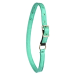 ****DISCOUNTED TACK*** $12 Mint Green Nylon Turnout Neck Collar with Leather Safety Breakaway - Horse Size