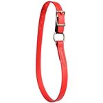 TURNOUT NECK COLLAR with LEATHER BREAKAWAY made with NYLON