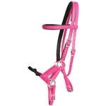 NEOPRENE PADDED Sidepull Bitless Bridle with Rope Noseband made from BETA BIOTHANE