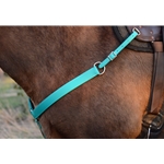 TEAL WESTERN BREAST COLLAR made from BETA BIOTHANE