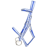 Quick Change HALTER BRIDLE with Snap on Browband made with REFLECTIVE Biothane