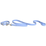 DOG COLLAR made from Periwinkle Blue Beta Biothane