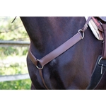 Dark Brown Beta Biothane Breast Collar - You Choose the Size/Style