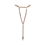 Medium Brown Beta Biothane Breast Collar - You Choose the Size/Style
