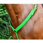 Lime/Neon Green Beta Biothane Breast Collar - You Choose the Size/Style