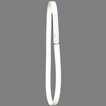 White Beta Biothane Horse Neck Collar - Any Size, Any Style