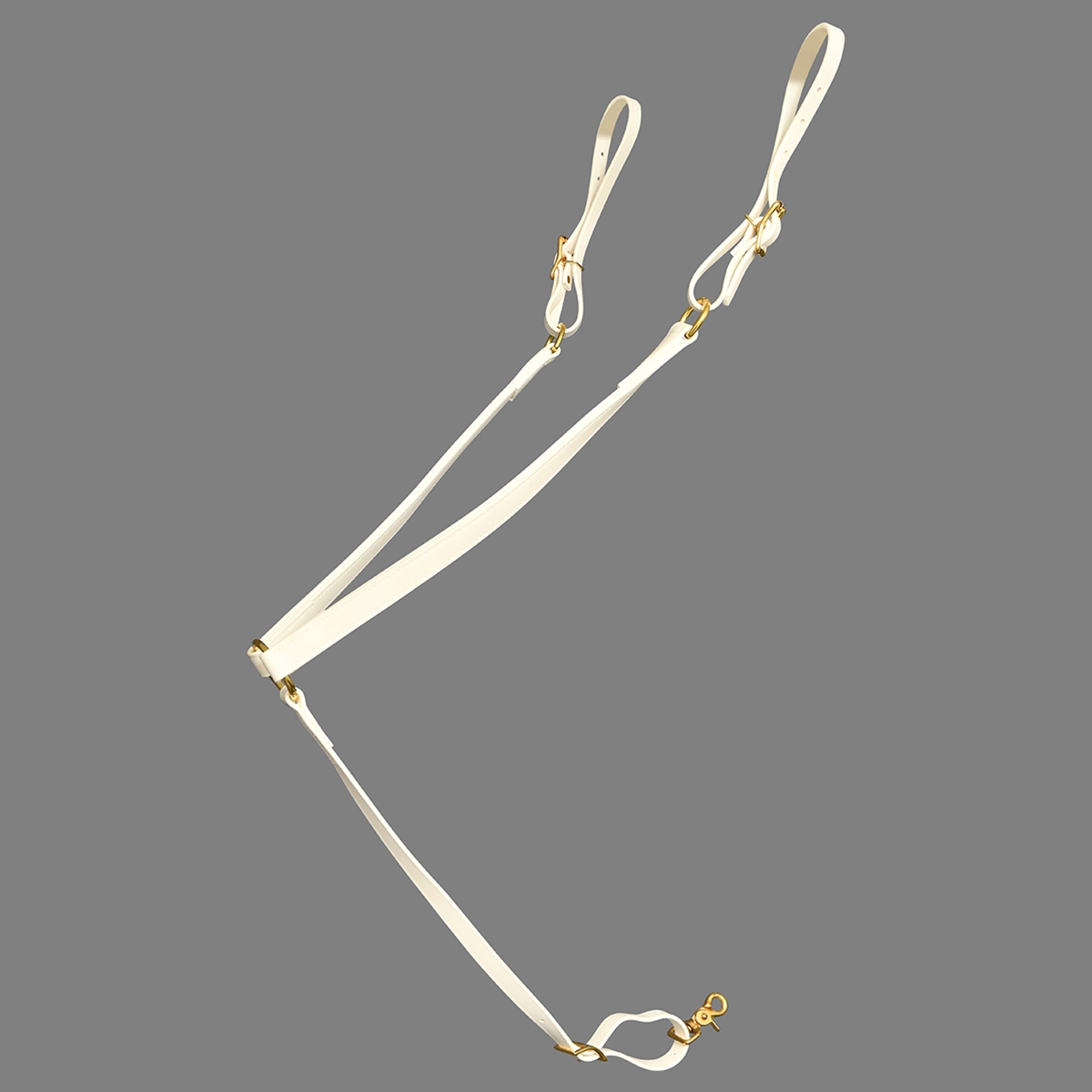 Two Horse Tack ****PHOTO SAMPLE*** 10 White Beta Biothane Western