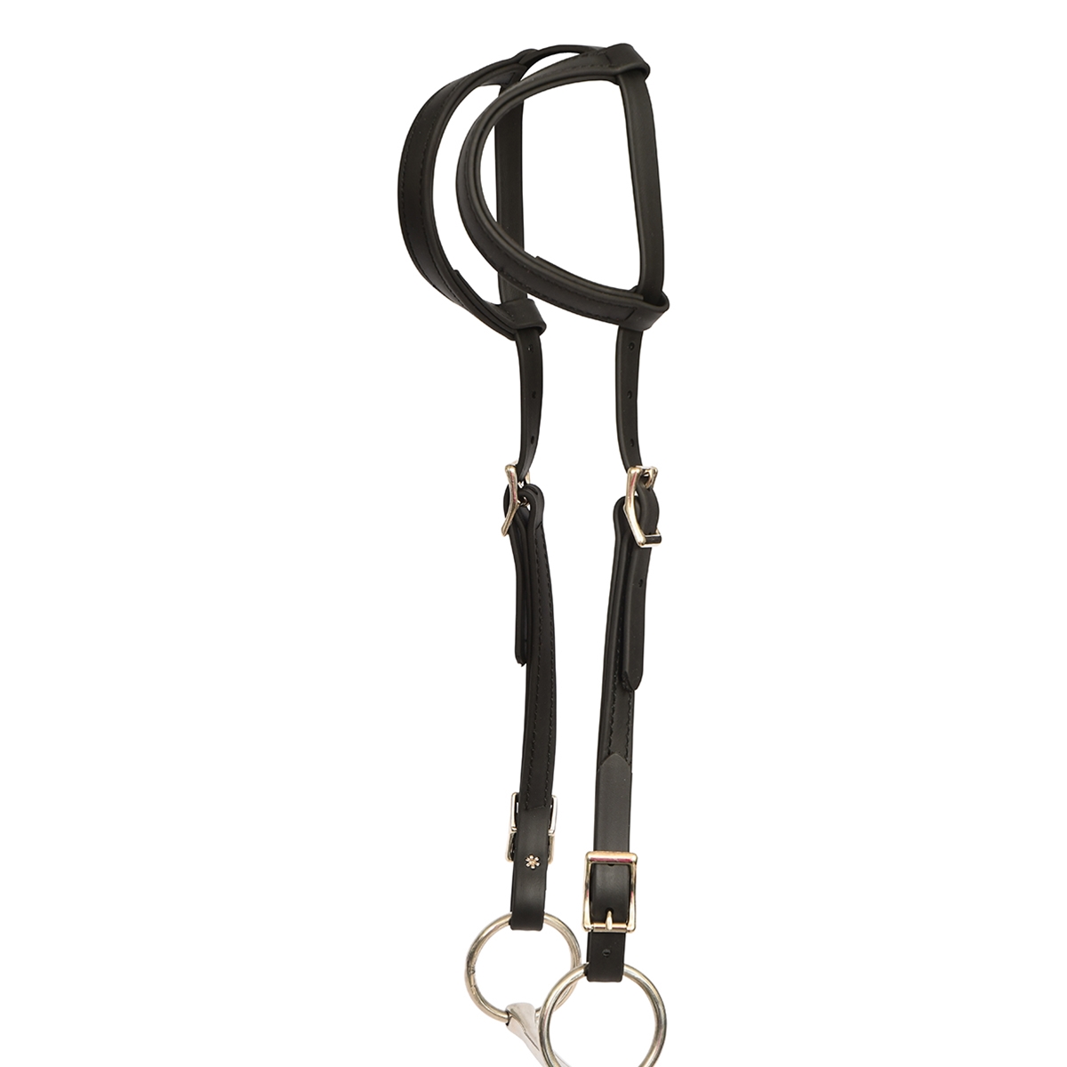 Two Horse Tack ****PHOTO SAMPLE*** 15 Black Beta Biothane 2 Ear