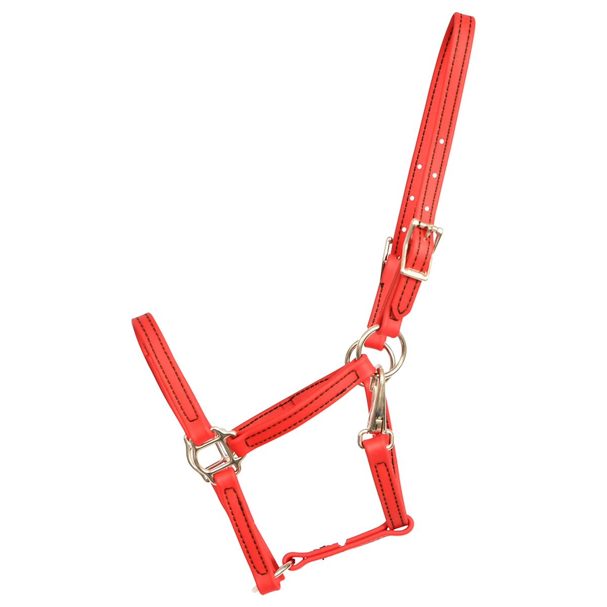 Two Horse Tack ****PHOTO SAMPLE*** 15 Red Beta Biothane Weanling