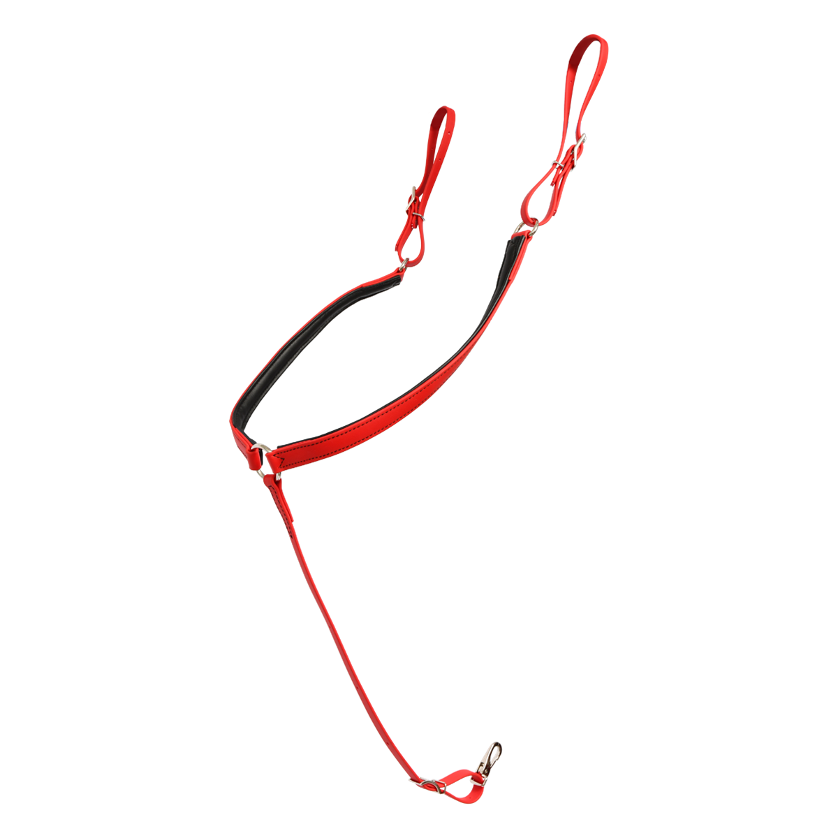 1 Inch Western Breast Collar Made From Beta Biothane with Colored Synthetic Padding Two Horse Tack