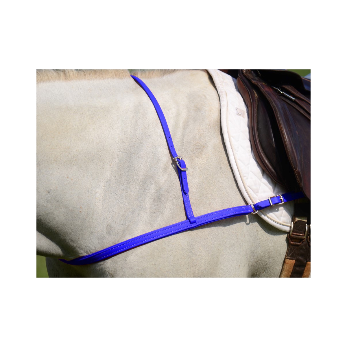 Order Royal Blue Jumping English Breast Collars for Horses Only From