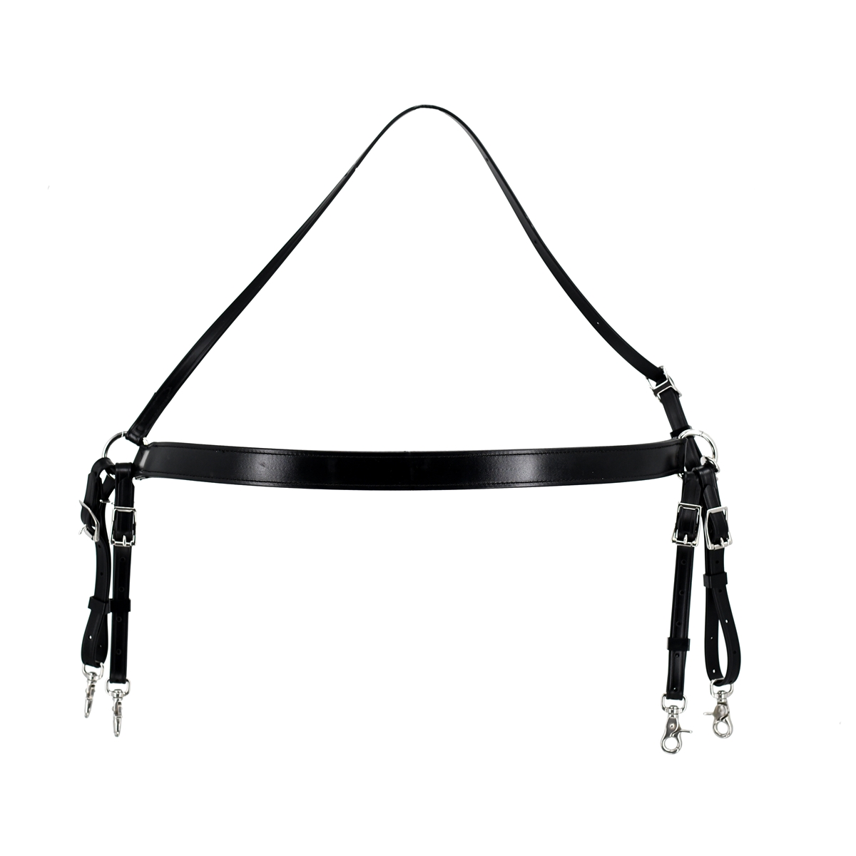 One Piece Western Breast Strap Made From Beta Biothane | Two Horse Tack