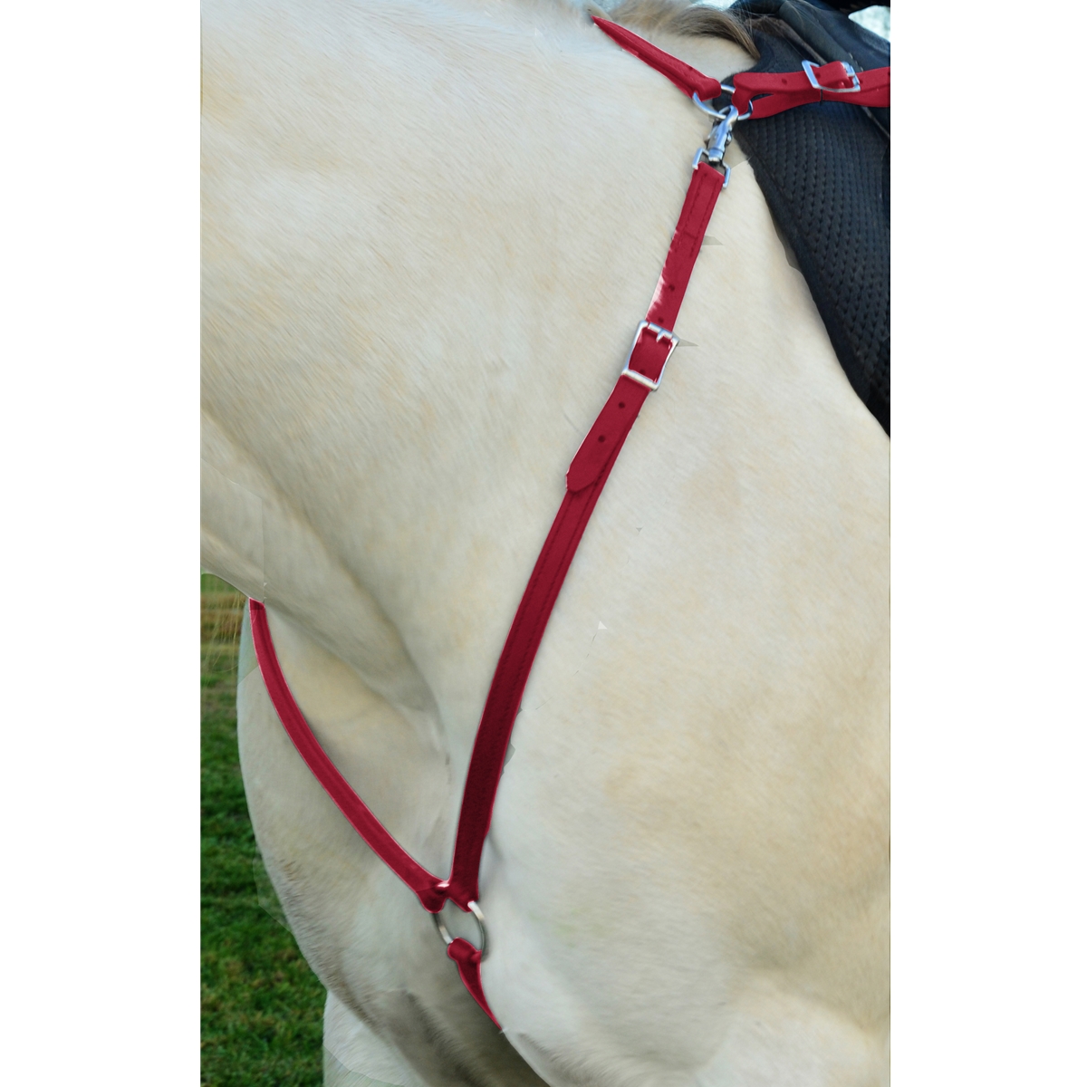Two Horse Tack Wine English Breast Collars For Sale
