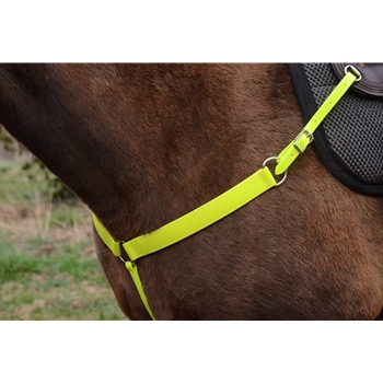Black WESTERN BREAST COLLAR made from BETA BIOTHANE