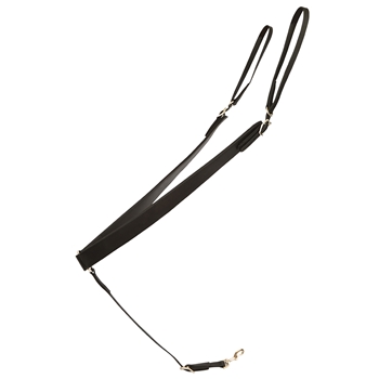 Black WESTERN BREAST COLLAR made from BETA BIOTHANE