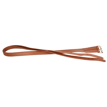 ****CLEARANCE ITEM*** $15 Light/Tan Brown Beta Biothane Stirrup Leathers