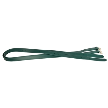 ****CLEARANCE ITEM*** $15 Forest/Dark Green Beta Biothane Stirrup Leathers