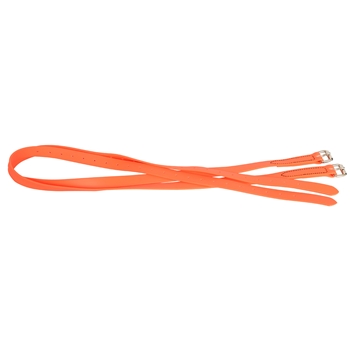 ****CLEARANCE ITEM*** $15 Hunters Orange Beta Biothane Stirrup Leathers