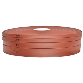 **Exclusive Color** Any Width MAHOGANY BROWN - BR526 - SUPER HEAVY BETA BIOTHANE Bulk 100ft Roll
