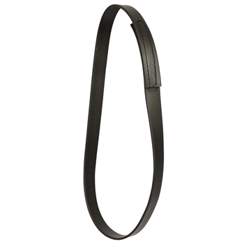 ****CLEARANCE ITEM*** $5 Black Beta Biothane Hurricane/Emergency ID Neck Collar - Warmblood/TB/Large Horse/Draft Cross Size