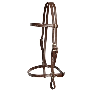 ****PHOTO SAMPLE*** $20 Dark Brown Better Than Leather English Bridle headstall - Horse Size
