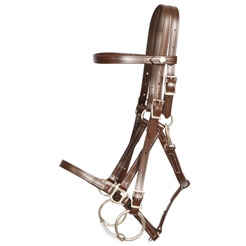 ****PHOTO SAMPLE*** $30 Dark Brown Better Than Leather Quick Change Halter Bridle Headstall - Horse Size