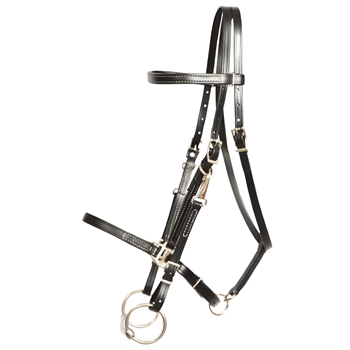 ****PHOTO SAMPLE*** $30 Black Better than Leather Halter Bridle with Bit Hangers Headstall - Horse Size