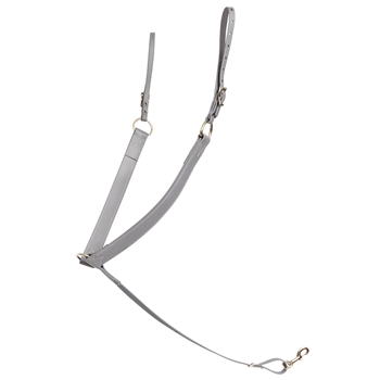 ****PHOTO SAMPLE*** $25 Gray Beta Biothane Western Breast Collar - Horse Size