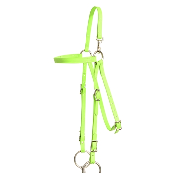 ****PHOTO SAMPLE*** $20 Apple Green Beta Biothane Mule Bridle Headstall  - Standard Mule/Horse Size