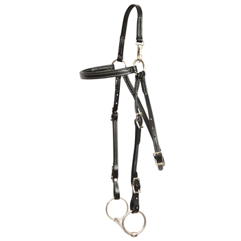 ****PHOTO SAMPLE*** $15 Black Better than Leather Mule Bridle Headstall  - Standard Mule/Horse Size