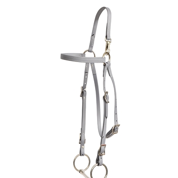 ****PHOTO SAMPLE*** $20 Gray Beta Biothane Mule Bridle Headstall  - Standard Mule/Horse Size