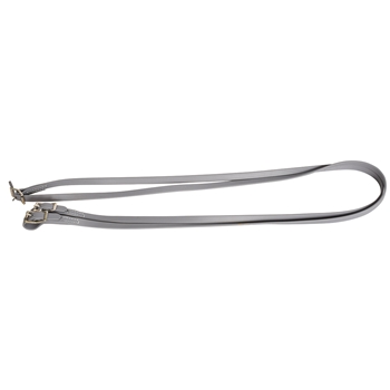 ****PHOTO SAMPLE*** $10 Gray Beta Biothane English Reins with Roller Buckles on Bit Ends