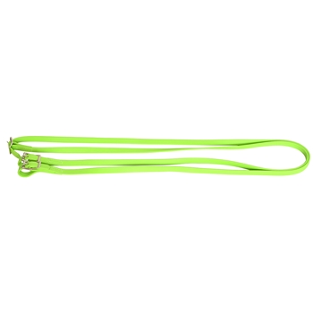 ****PHOTO SAMPLE*** $10 Apple Green Beta Biothane English Reins with Roller Buckles on Bit Ends