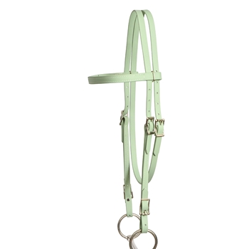 ****PHOTO SAMPLE*** $15 Sage Green Beta Biothane Western Headstall - Horse Size