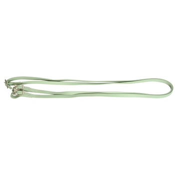 ****PHOTO SAMPLE*** $10 Sage Green Beta Biothane English Reins with Roller Buckles on Bit Ends