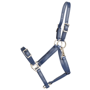 ****PHOTO SAMPLE*** $25 Navy Blue Beta Biothane Buckle Nose Halter - Large Pony Size