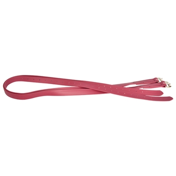 ****PHOTO SAMPLE*** $15 Wine/Maroon Beta Biothane Stirrup Leathers - 54 inches long Regular Adult Length