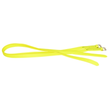 ****PHOTO SAMPLE*** $15 Safety Yellow Beta Biothane Stirrup Leathers - 54 inches long Regular Adult Length