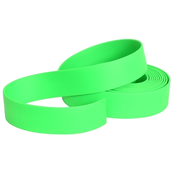 ****PHOTO SAMPLE*** $30 Lime Green Cut Piece of Super Heavy Beta Biothane 2 inch width - 15 foot long, Lime Green GR528