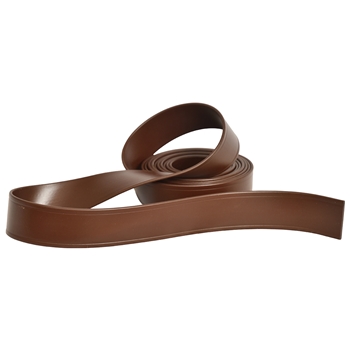 ****PHOTO SAMPLE*** $30 Brown Better Than Leather Cut Piece of Super Heavy Beta Biothane 2 inch width - 15 foot long, Brown BR583