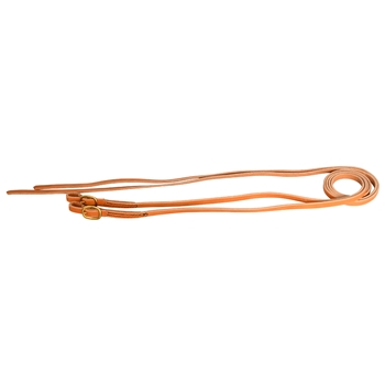 ****PHOTO SAMPLE*** $15 Tan Leather Western Split Reins with Roller Buckles on Bit Ends