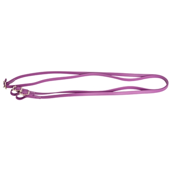 ****PHOTO SAMPLE*** $10 Grape Beta Biothane English Reins with Roller Buckles on Bit Ends 