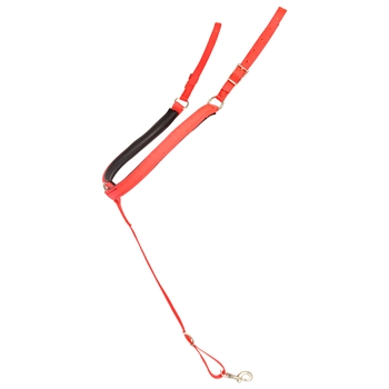 ****PHOTO SAMPLE*** $10 Orange Nylon with Neoprene Padding Western Breast Collar - Cob Size